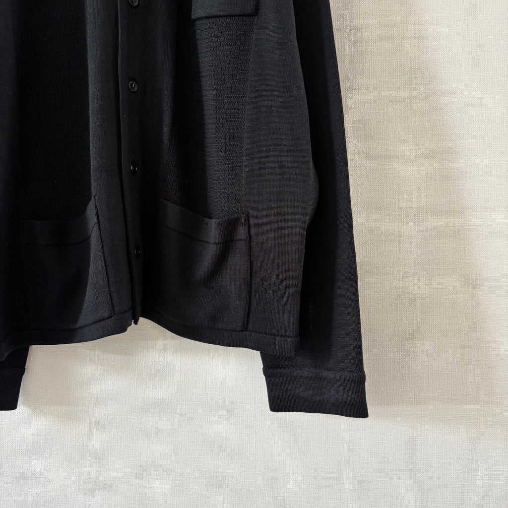 "The new world" <br> OC/cardigan long sleeve Black silk