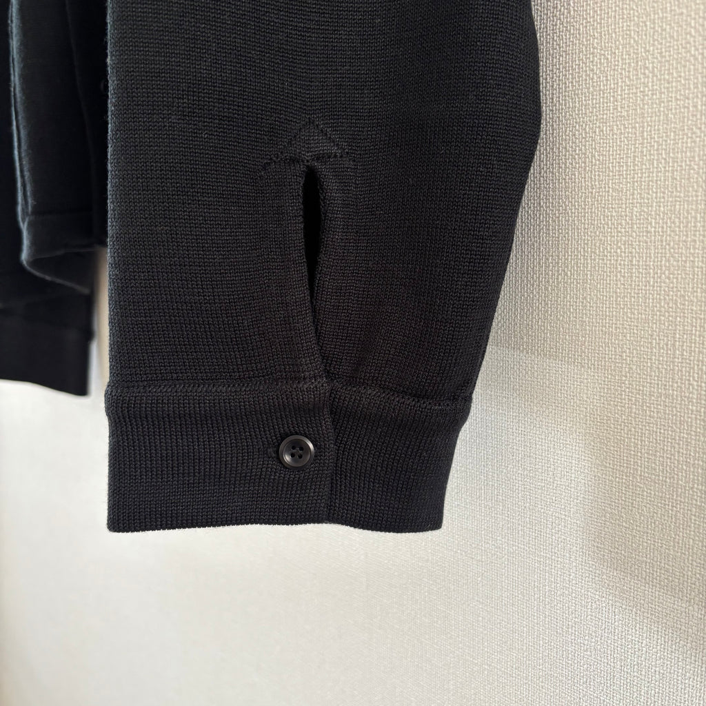 "The new world" <br> OC/cardigan long sleeve Black silk