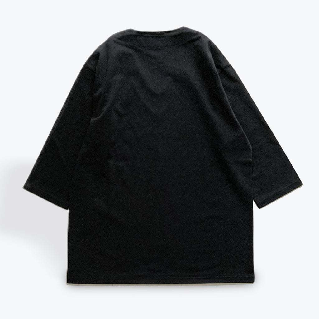 Cleaveland<br> "De partout"<br> Pull en V à manches 3/4 noir